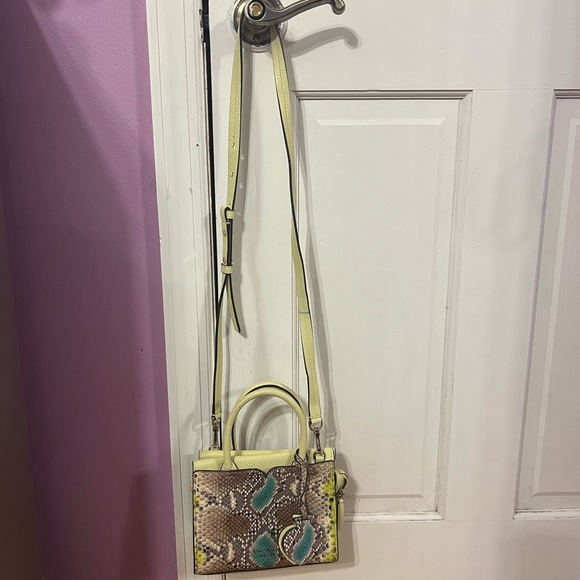 Kate Spade snakeskin crossbody mini tote - Picture 2 of 6